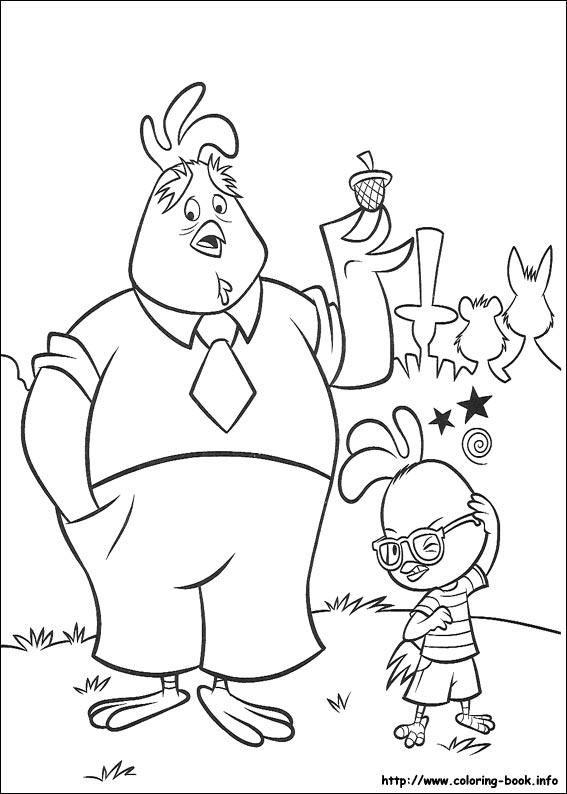 Chicken Little coloring picture